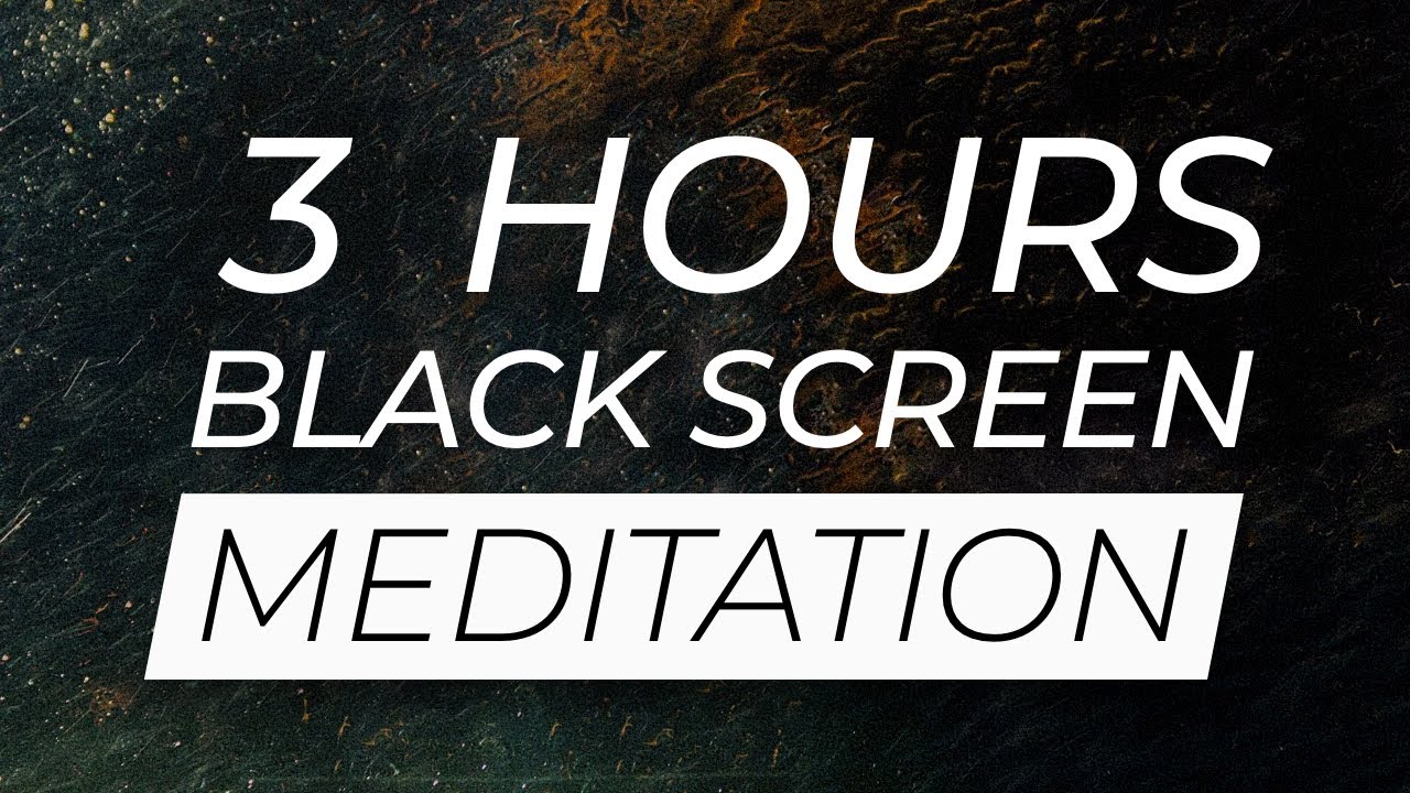 3 Hours Meditation Music For Sleeping (Black Screen) Delta Waves For Sleep (432 Hz Frequency)