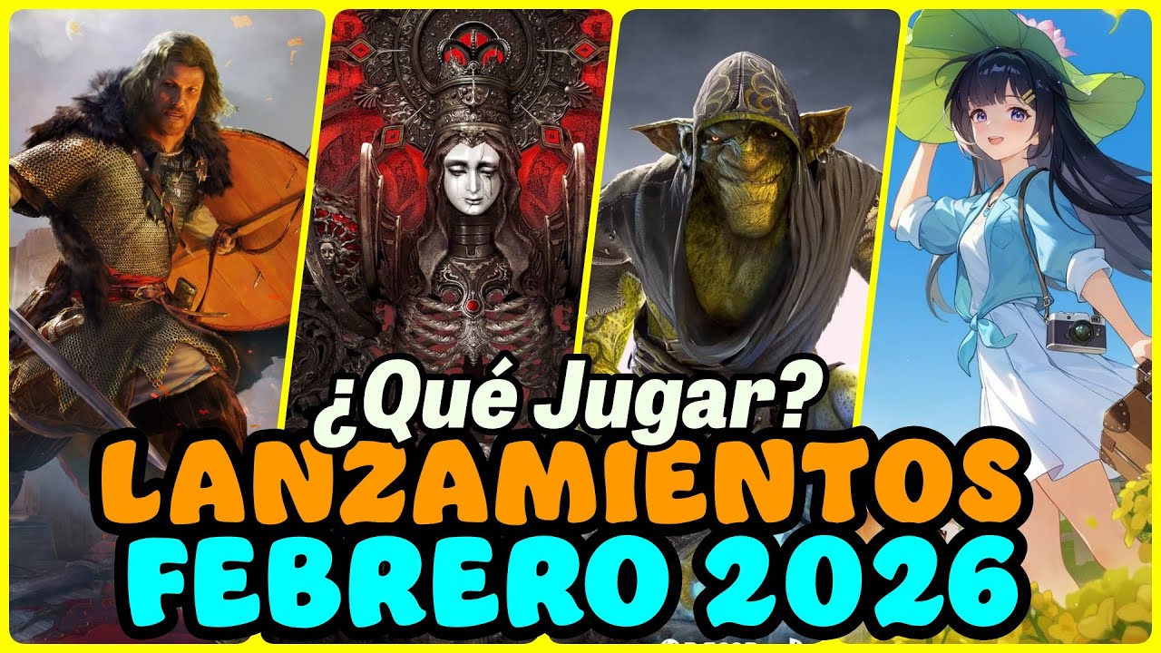 Super Variado ▶️ Lanzamientos FEBRERO 2026 - Nuevos MMOs, RPGs, F2Ps , estrategia, roguelikes...