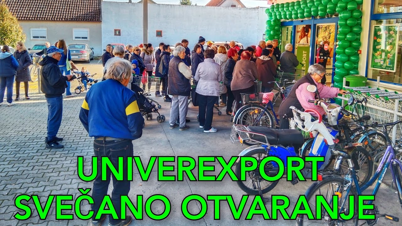 Svečano Otvaranje Novog Univerexport Marketa u Zrenjaninu | 6. Novembar 2025.