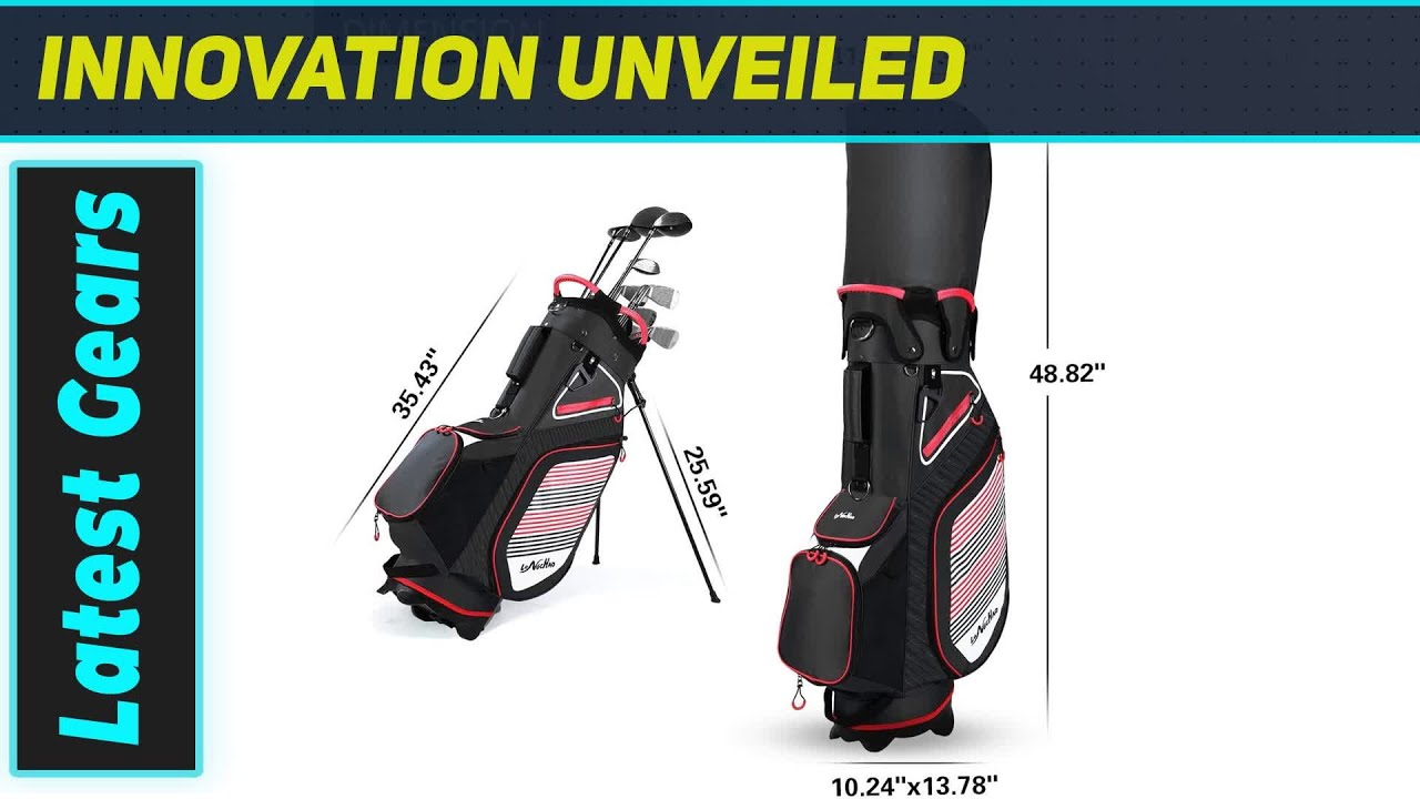 Сумка для гольфа LONGCHAO Navy 14 Way Stand Bag: невероятный комфорт и удобство организации прост...