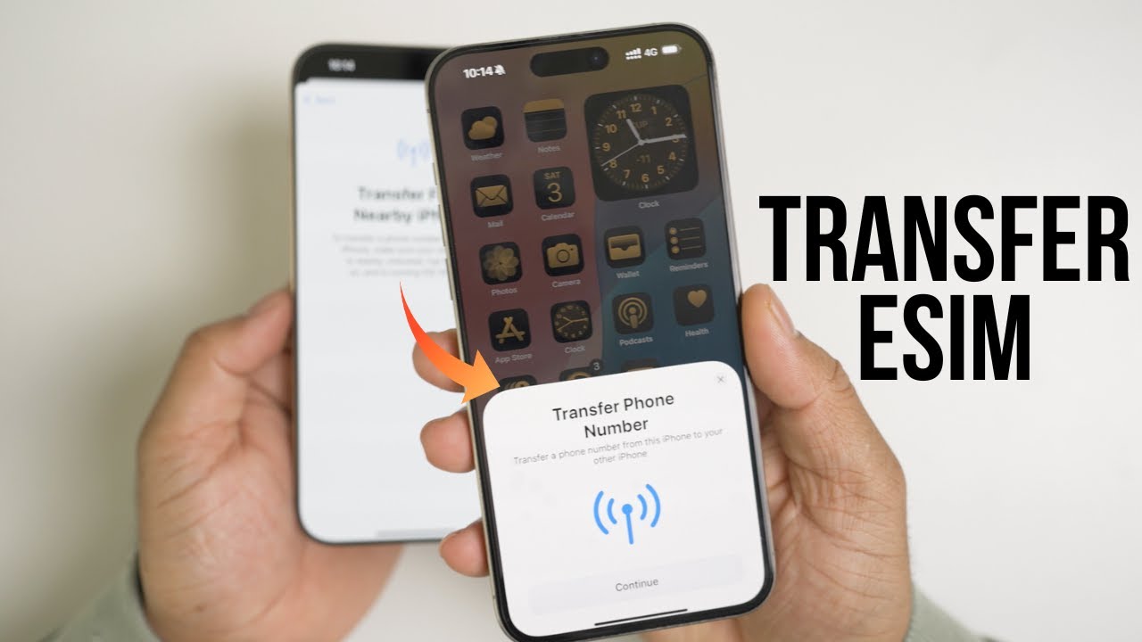 Как перенести eSIM iPhone на iPhone