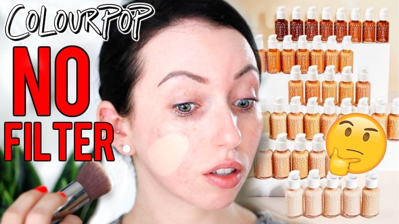 WORTH THE HYPE?! COLOURPOP NO FILTER FOUNDATION {First Impression Review & Demo!} Fair Skin