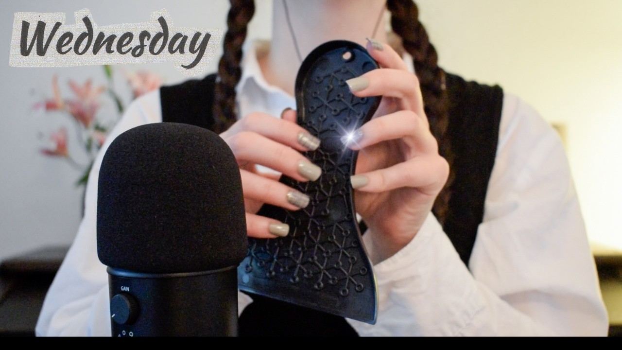 SLOW & GENTLE triggers with Wednesday Addams 💀 ASMR For Sleep
