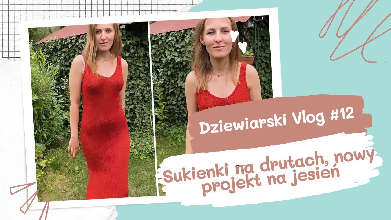 Sukienki na drutach, nowy projekt na jesień