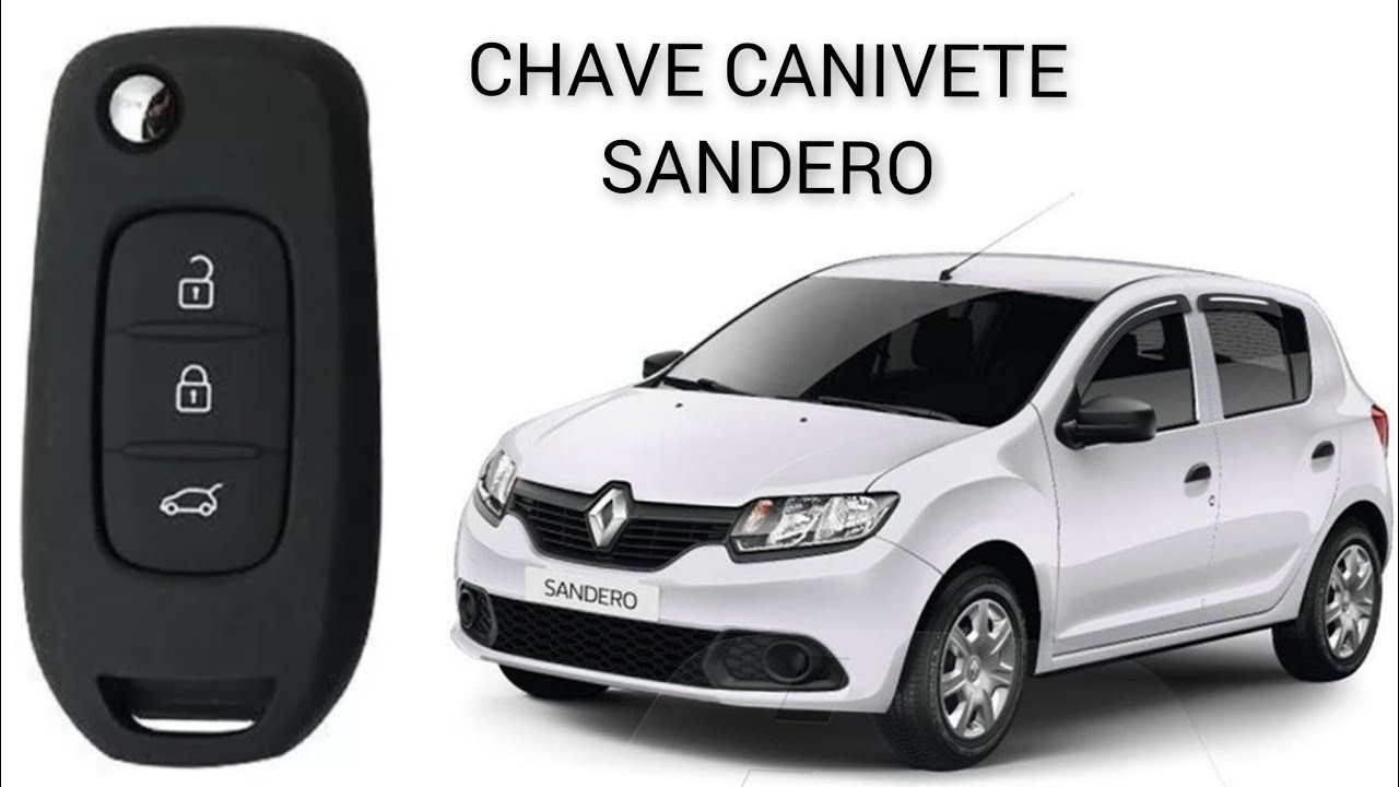 CHAVE CANIVETE RENAULT SANDERO 2015 A 2023 | Chaveiro Atual Diadema