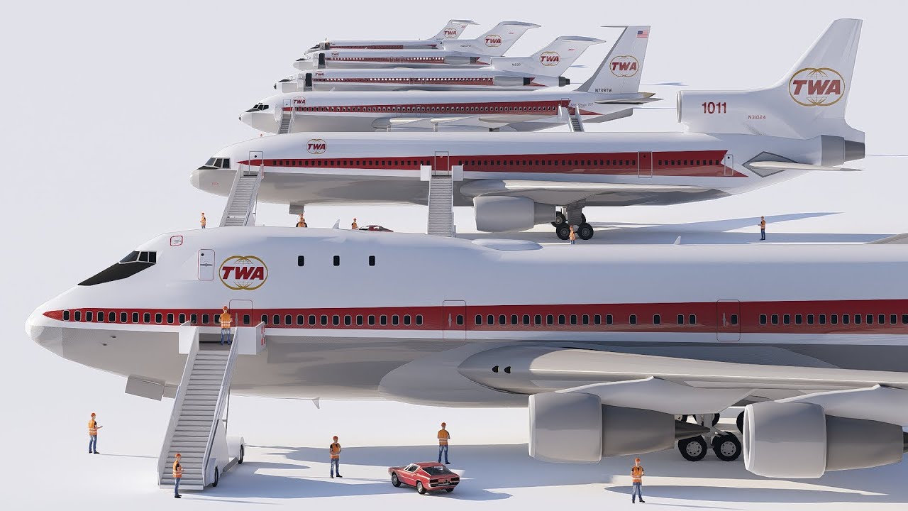 Trans World Airlines (TWA) 1970's Fleet Showcase