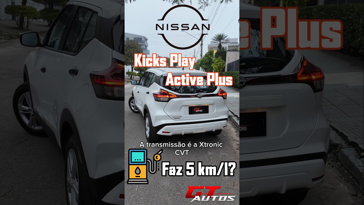 Consumo do Nissan Kicks Play Active Plus 1.6 CVT na cidade! #shorts