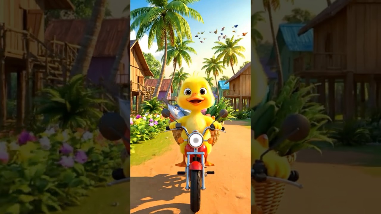 🐥The yellow duckling Makes Spicy Thai Tom Yum Soup!🐥 🍲🔥