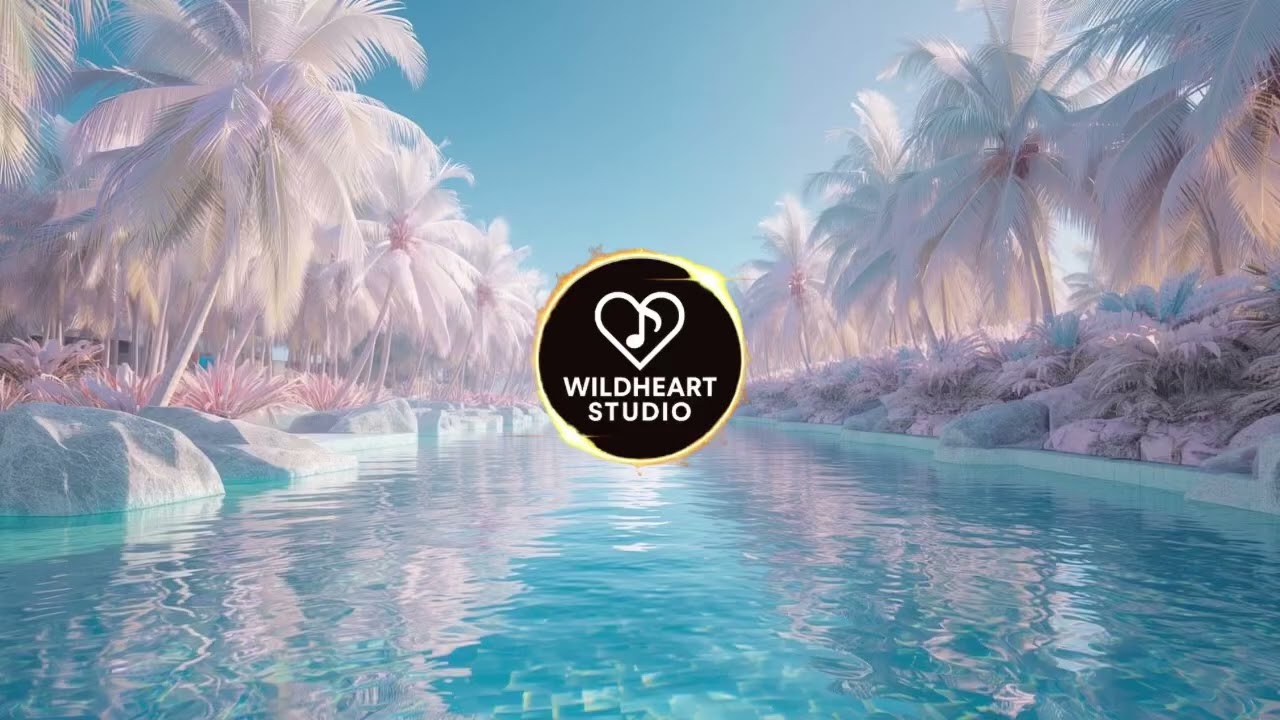 Frosty Dream Palms – 90 Minute Tropical Music Loop