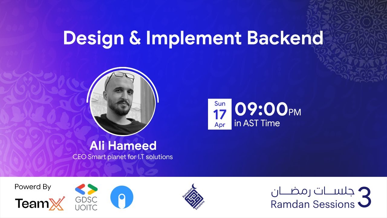 Design and Implement Backend