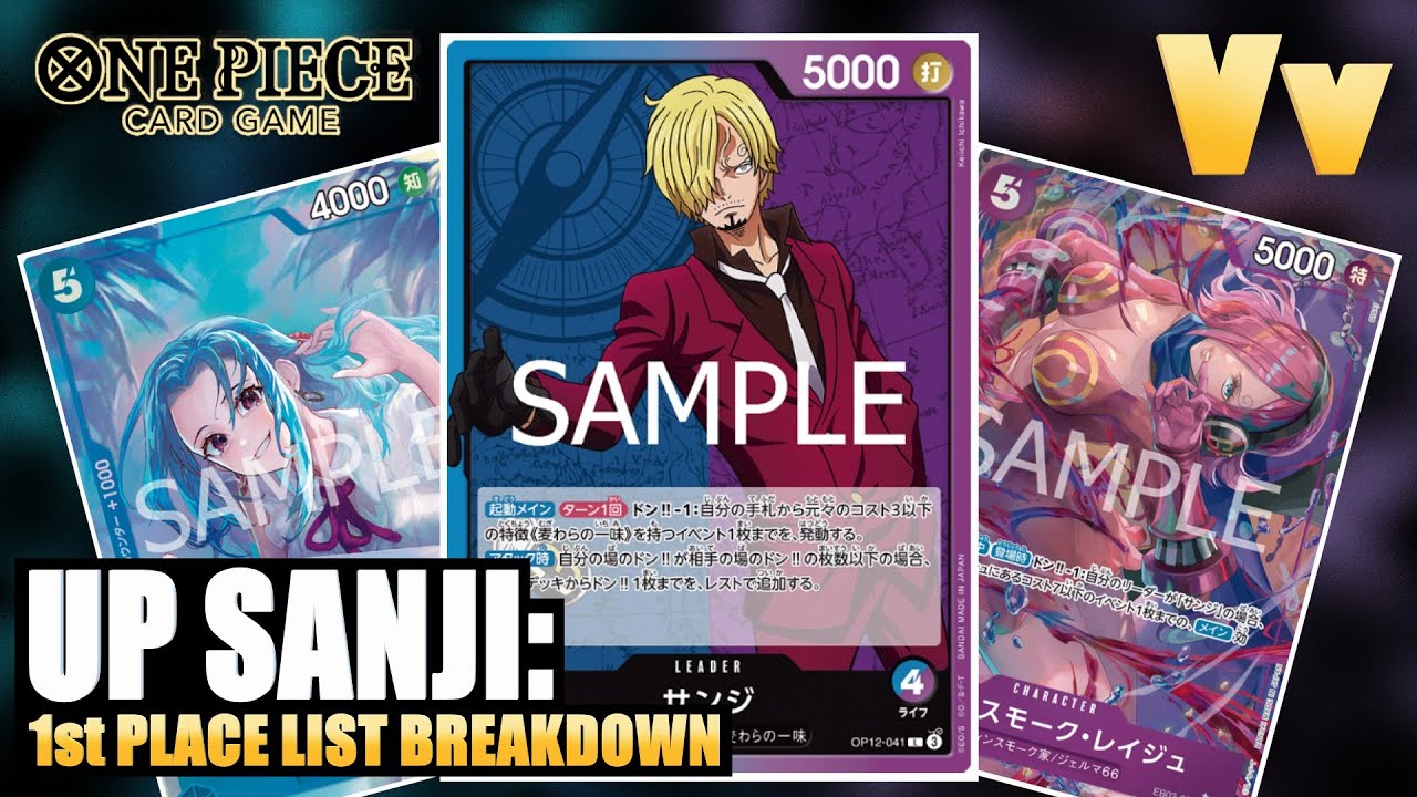 One Piece TCG: Тестирование списка карт с 1-го места с Востока (EB-03), Санджи в сине-фиолетовой ...