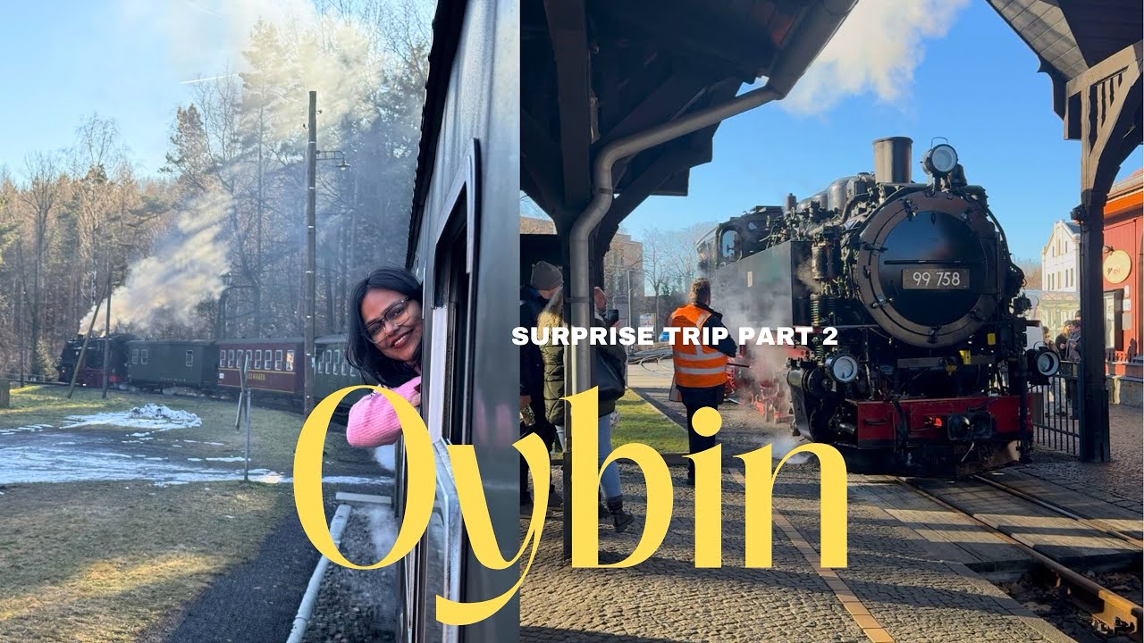Zittau to Oybin | Surprise trip part-02 | Steam Engine train 🚂 | Life in Germany 🇩🇪