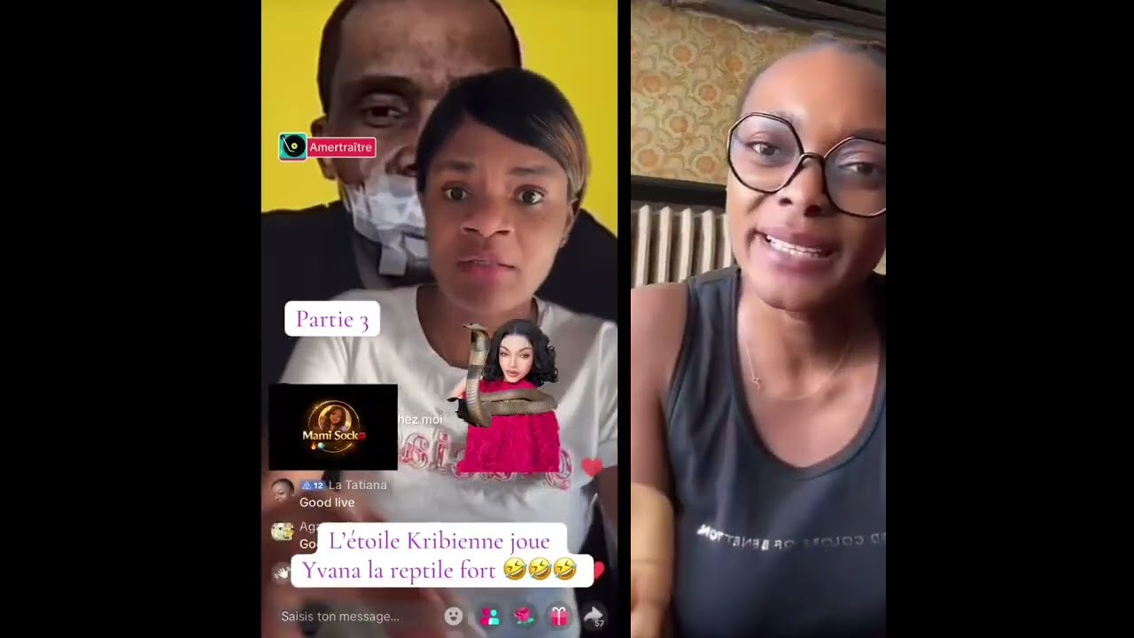 Ivanna chef d'état à laver étoile kribienne hier qui n'a pas pue parler mais se rattrape