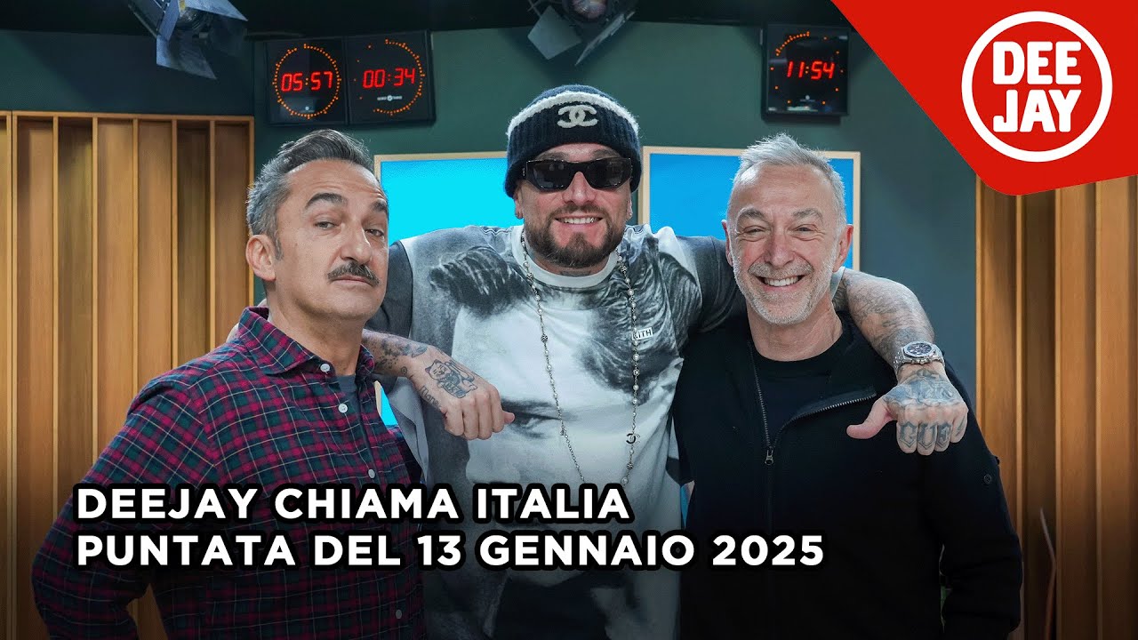 Deejay Chiama Italia - Puntata del gennaio 2025 / Ospite Guè