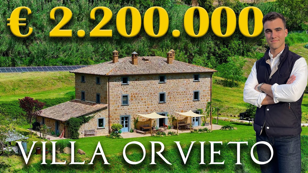 ECO-FRIENDLY LUXURY VILLA FOR SALE IN ORVIETO, UMBRIA | ROMOLINI