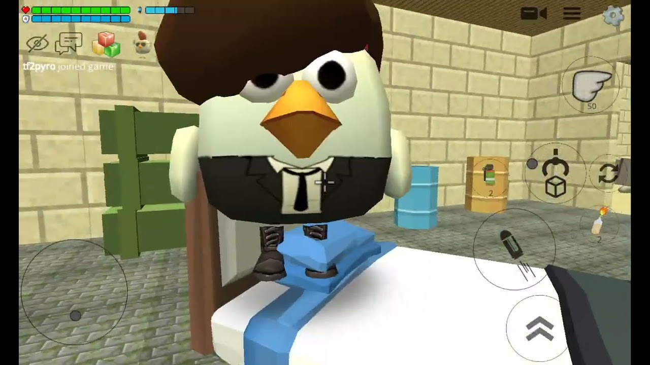 Mom is join Chicken Gun