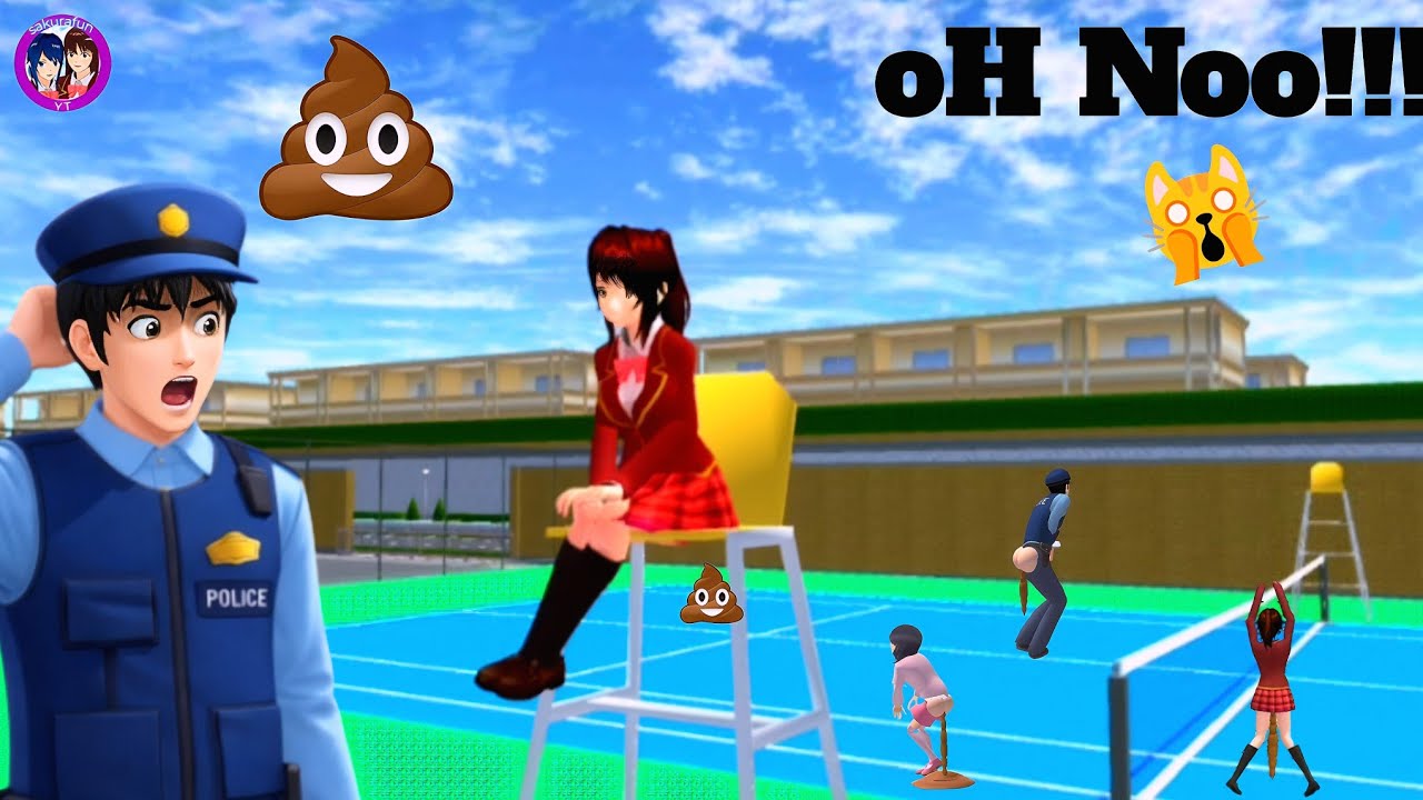 💩RINA POOPS IN THE SOCCER GOAL, SHE CAN'T HOLD IT ANY LONGER🙀 |#sakuraschoolsimulator 