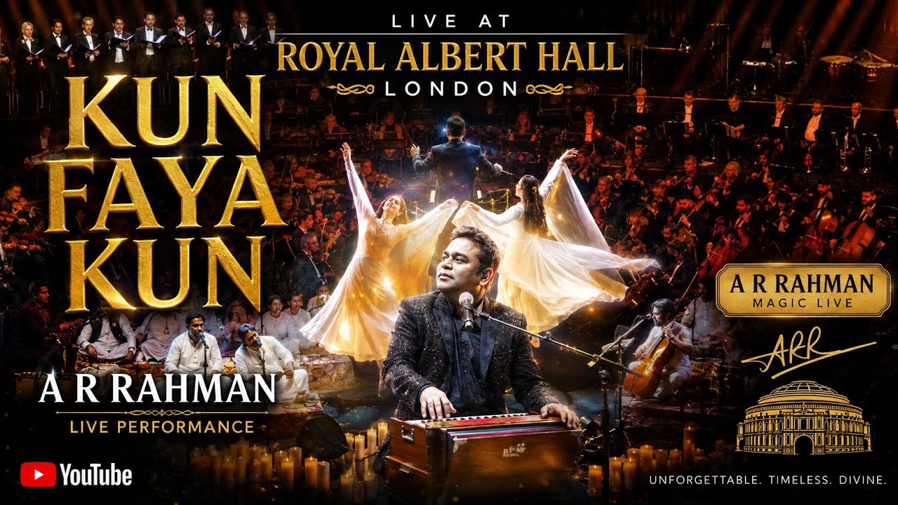 🎶🌟🎶Kun Faya Kun Performance at the Royal Albert Hall by A R Rahman | UHD 4K