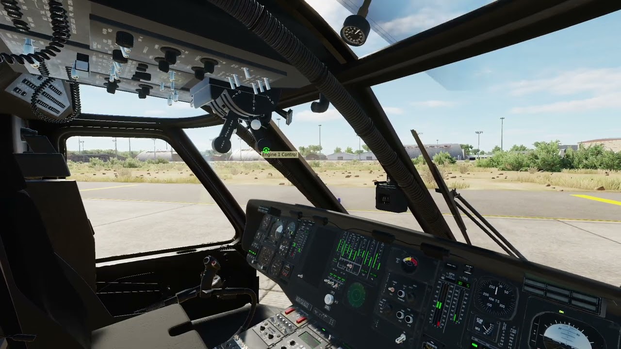 DCS Virtual Incirlik RIAT in cockpit US Army UH-60 Arrival