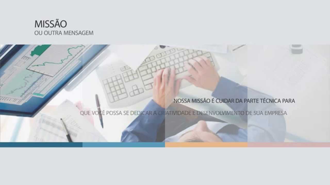 Modelo v&iacute;deo empresarial - apresenta&ccedil;&atilde;o de dados