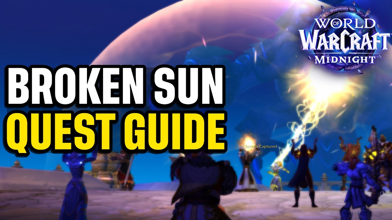 Полное руководство по выполнению квеста &laquo;Разбитое солнце&raquo; в World of Warcraft.
