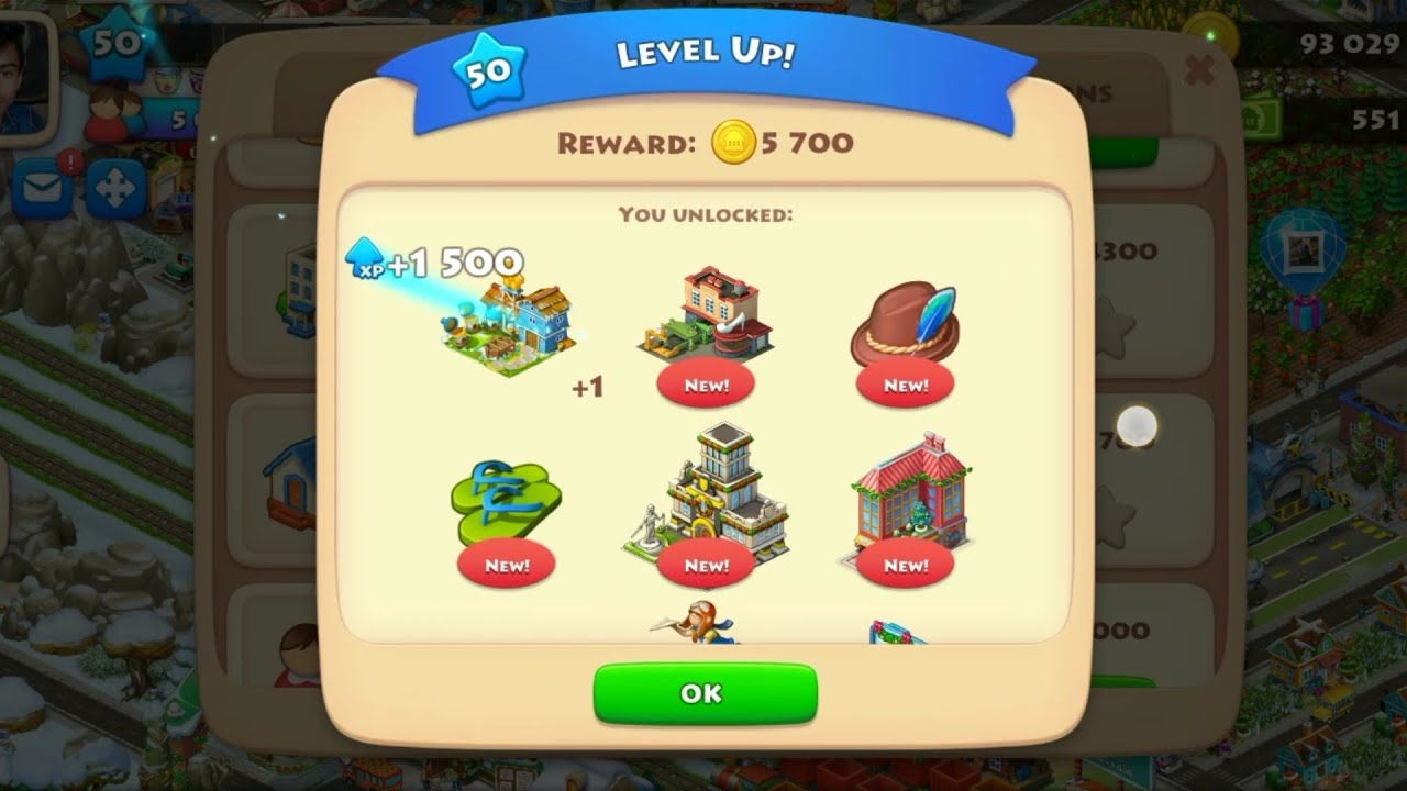 Township LEVEL 50 gameplay || February 2022