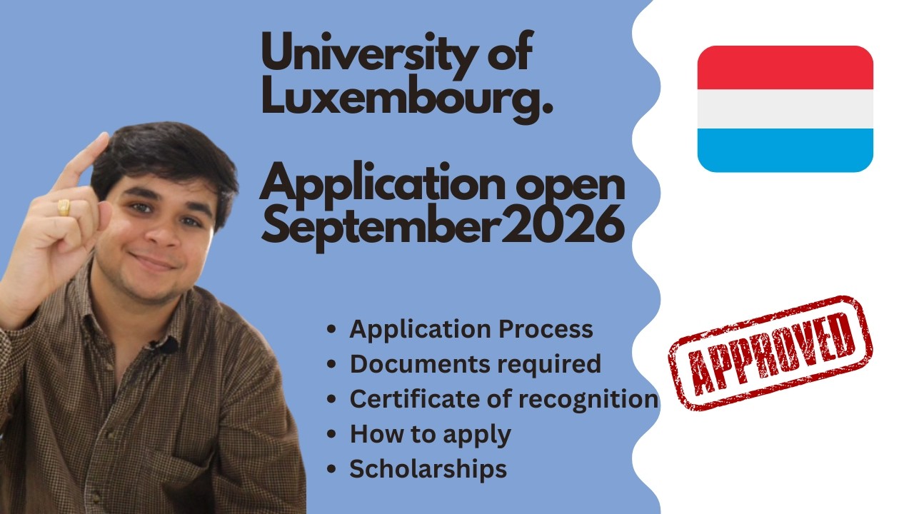 The Only Video You Need | University of Luxembourg Admission, Recognition & Scholarships.