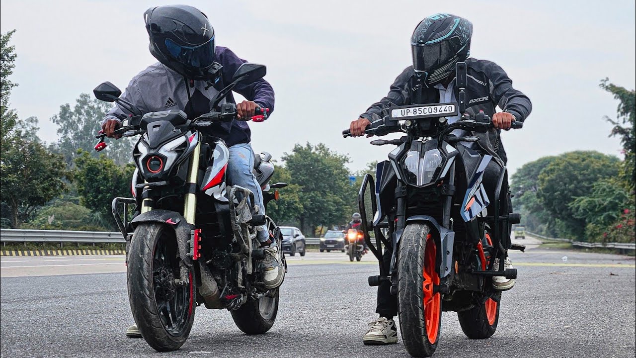 2025 Bajaj Pulsar Ns400z UG vs Ktm Duke 390 Gen 3 || DRAG RACE 