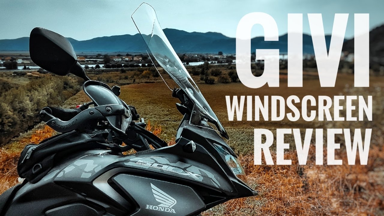 HONDA CB500X GIVI windscreen review D1171ST