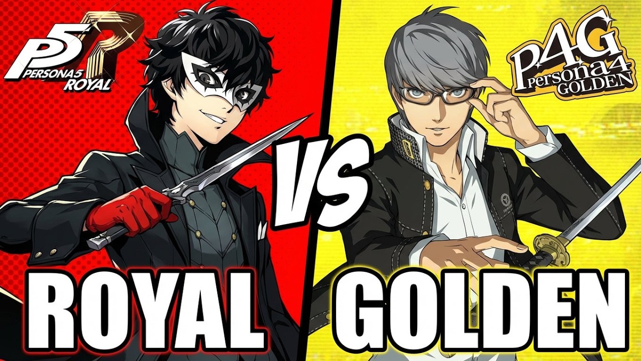 Персона 5 Королевская против Персоны 4 Золотая