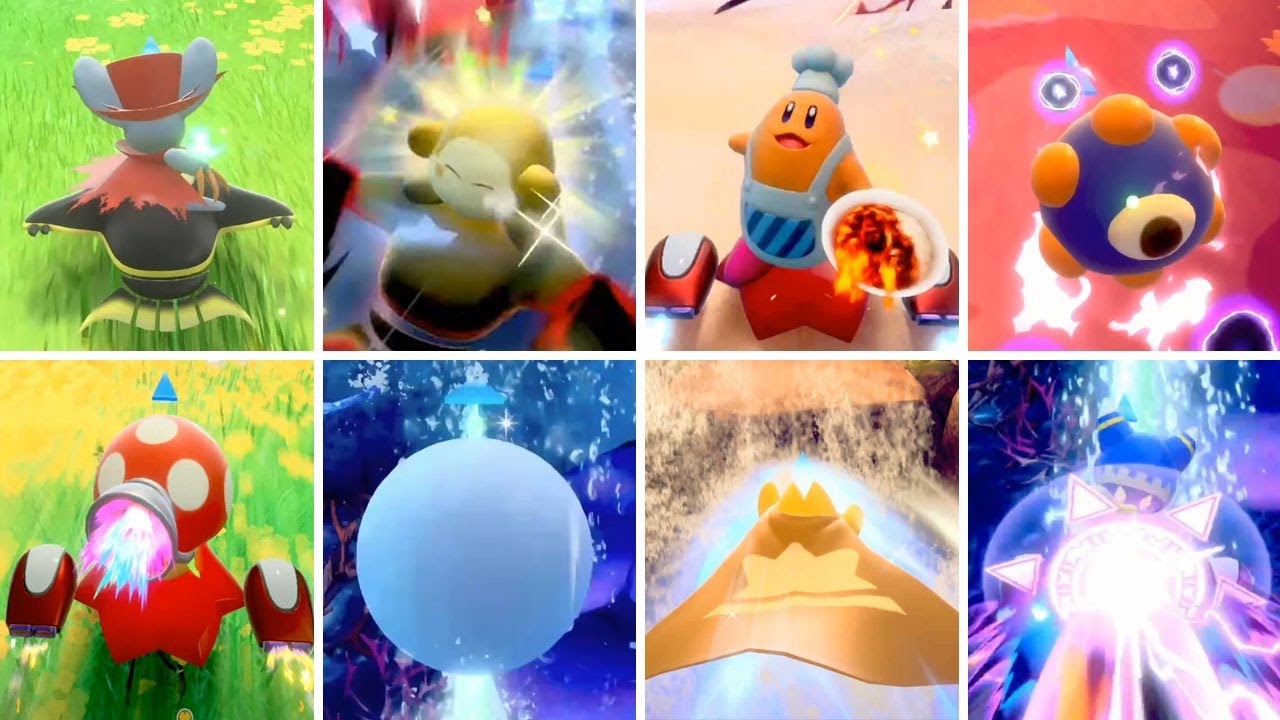 Kirby Air Riders - All Characters Special Attacks (Final Demo)