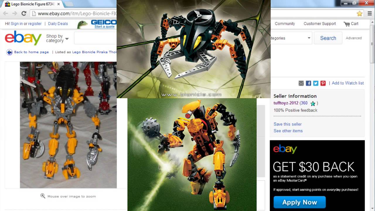 On Ebay Today - 001 - BIONICLE