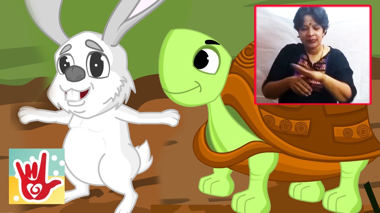 Short Stories In Sign Language | The Tortoise And The Hare | Sign Language For Hearing Impaired