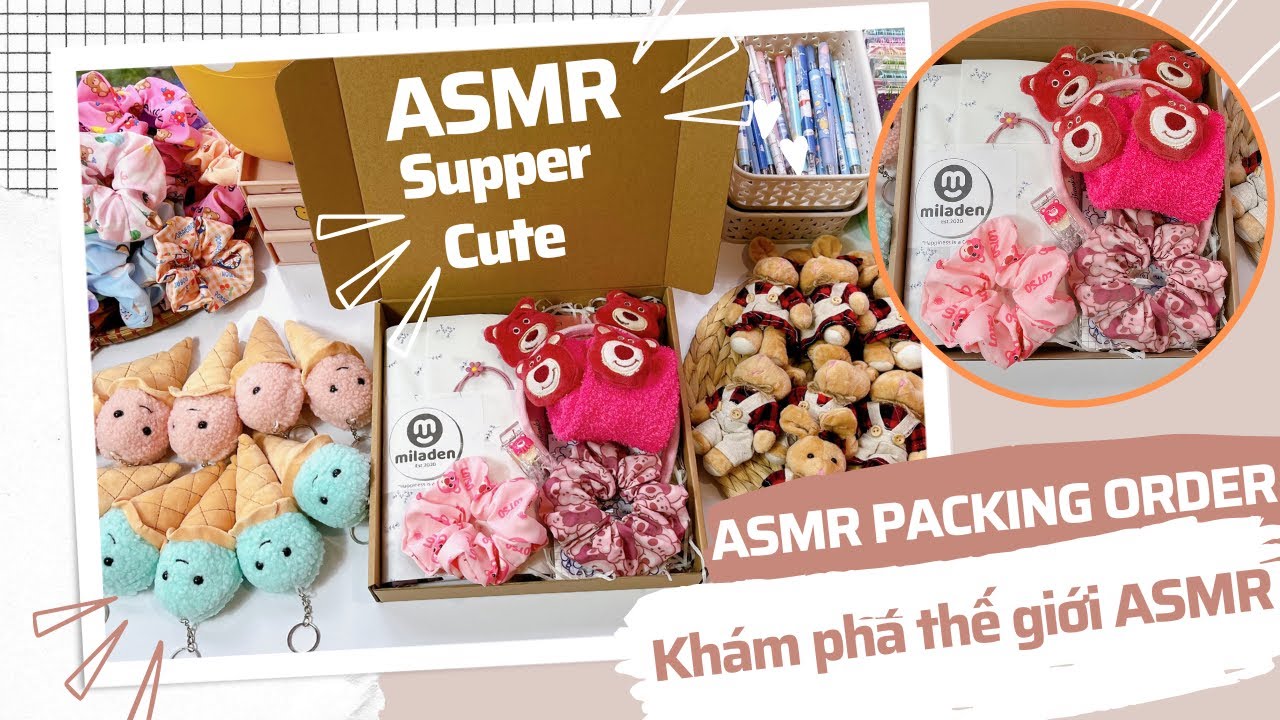 ASMR SUPPER CUTE LONG VIDEO - Gói quà ASMR Packing Order - Mẫn Mẫn Miladen Official #asmr #miladen