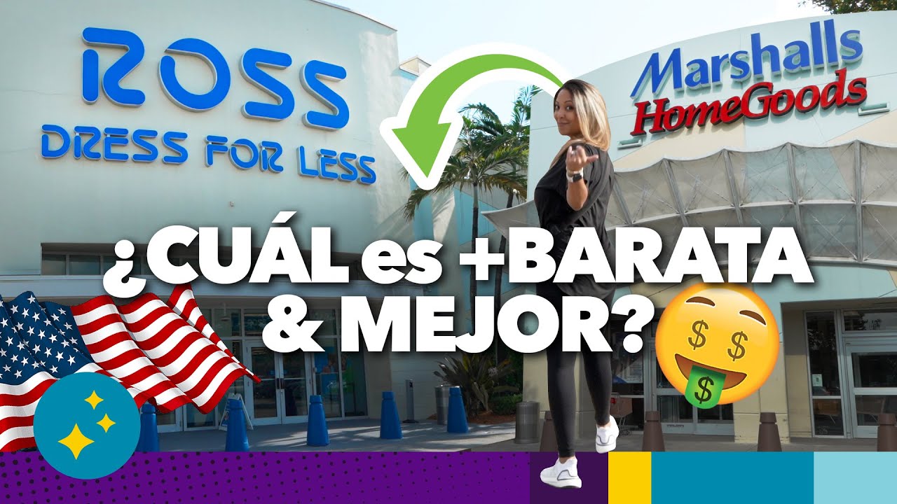 🔥 ROSS vs MARSHALLS ¿Cuál es mejor y más barata? 🤑 Compras Estados Unidos