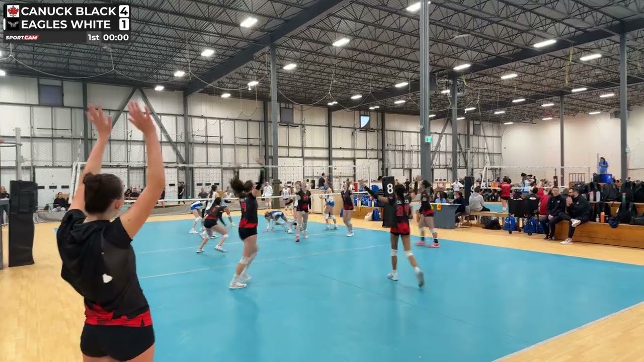 Canuck Invitational - Game 2 - Canuck Black vs. Eagles White (1 of 2 videos) 