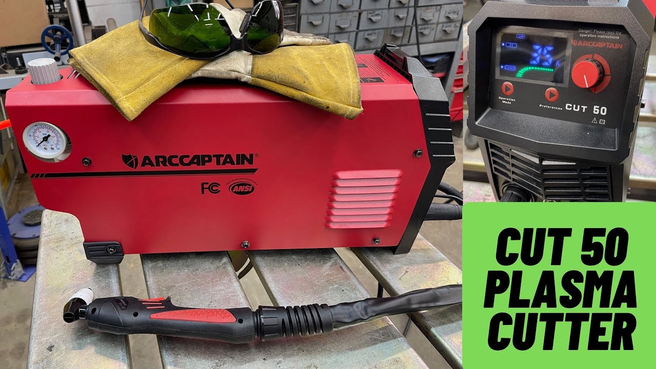 Распаковка и тестирование плазменного резака Arccaptain Cut 50. Проблема с воздушным шлангом решена.