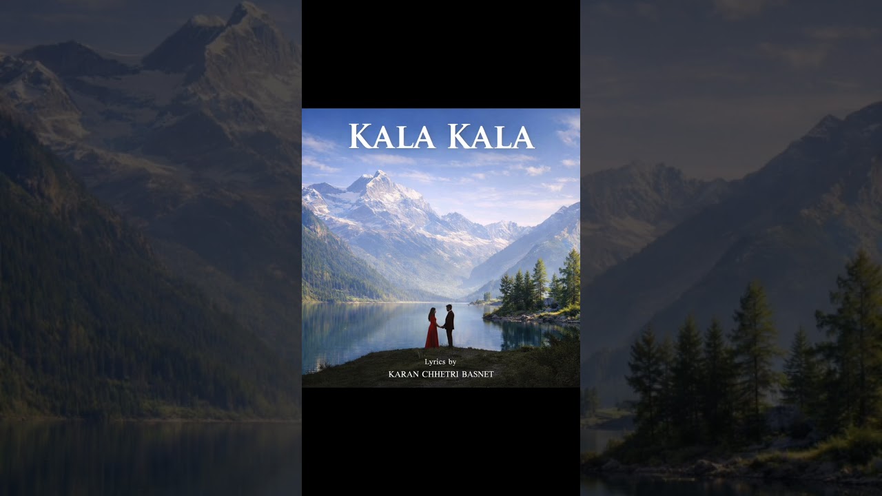 Kala Kala🎵//A hindi romantic melody song❤️//Lyrics by Karan Chhetri Basnet😊