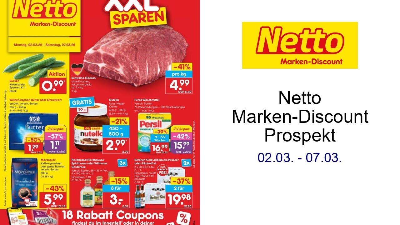 Netto Marken-Discount Prospekt   02.03. - 07.03.