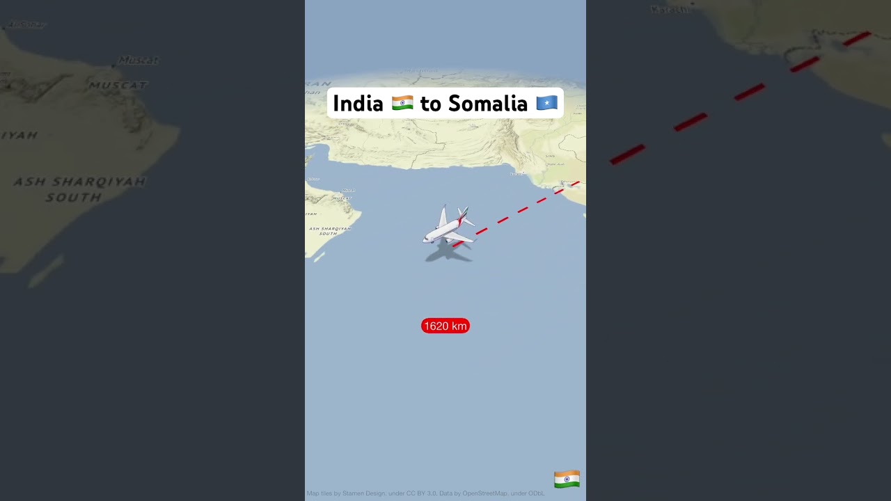 Flying India to Somalia #india #somalia