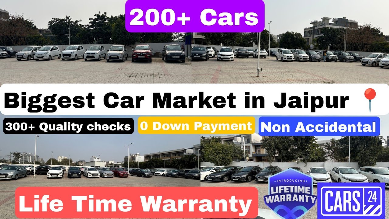 Biggest Car Market in Jaipur Rajasthan #carbazarjaipur #carbazaar #jaipurcarbazaar #usedcarbazar 