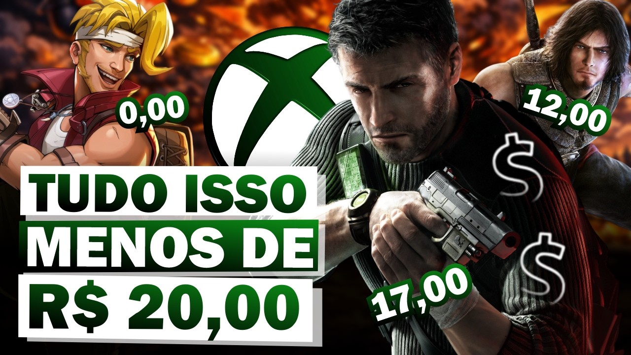TOP OFERTAS QUASE DE GRAÇA no XBOX! Jogos de R$0,00 até R$20!
