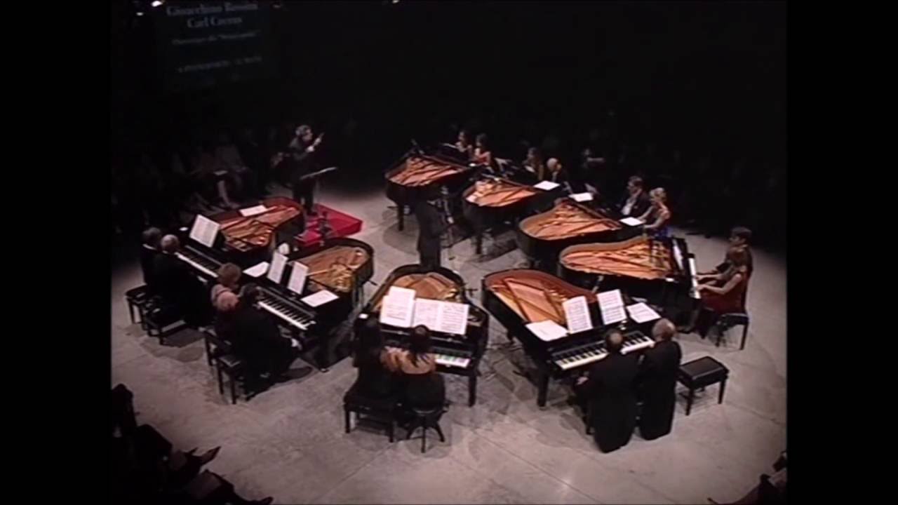 Gioachino Rossini / Carl Czerny - Semiramide Overture performed by Baynov Piano Ensemble
