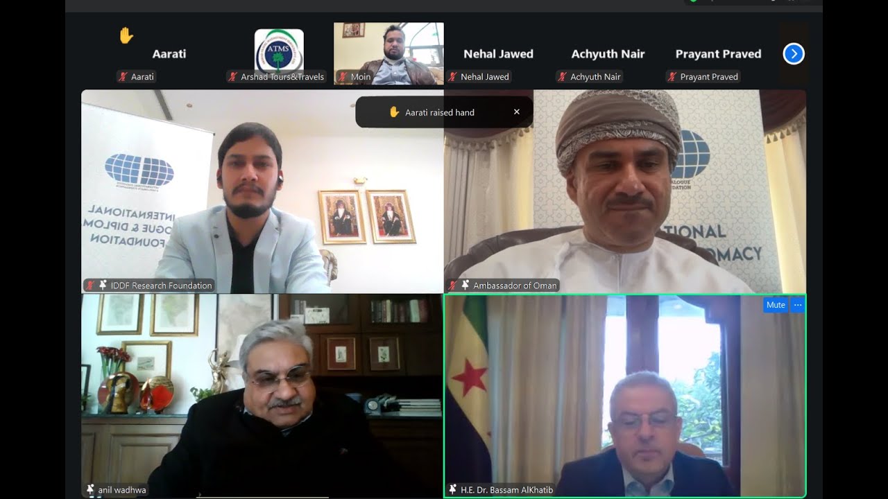 India–Oman Relations: Strategic, Economic & Regional Perspectives | IDDF Distinguished Lecture