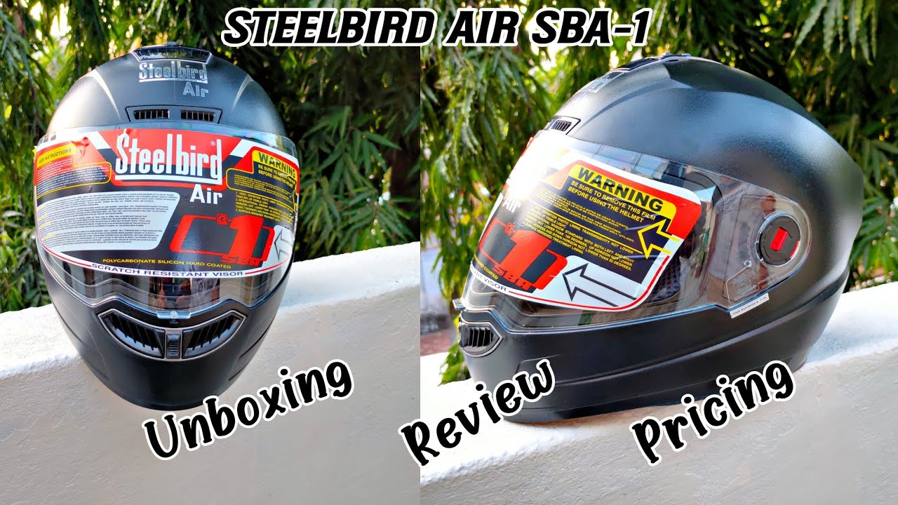 Steelbird Air SBA-1 Helmet⛑️/ Unboxing / Review / Pricing