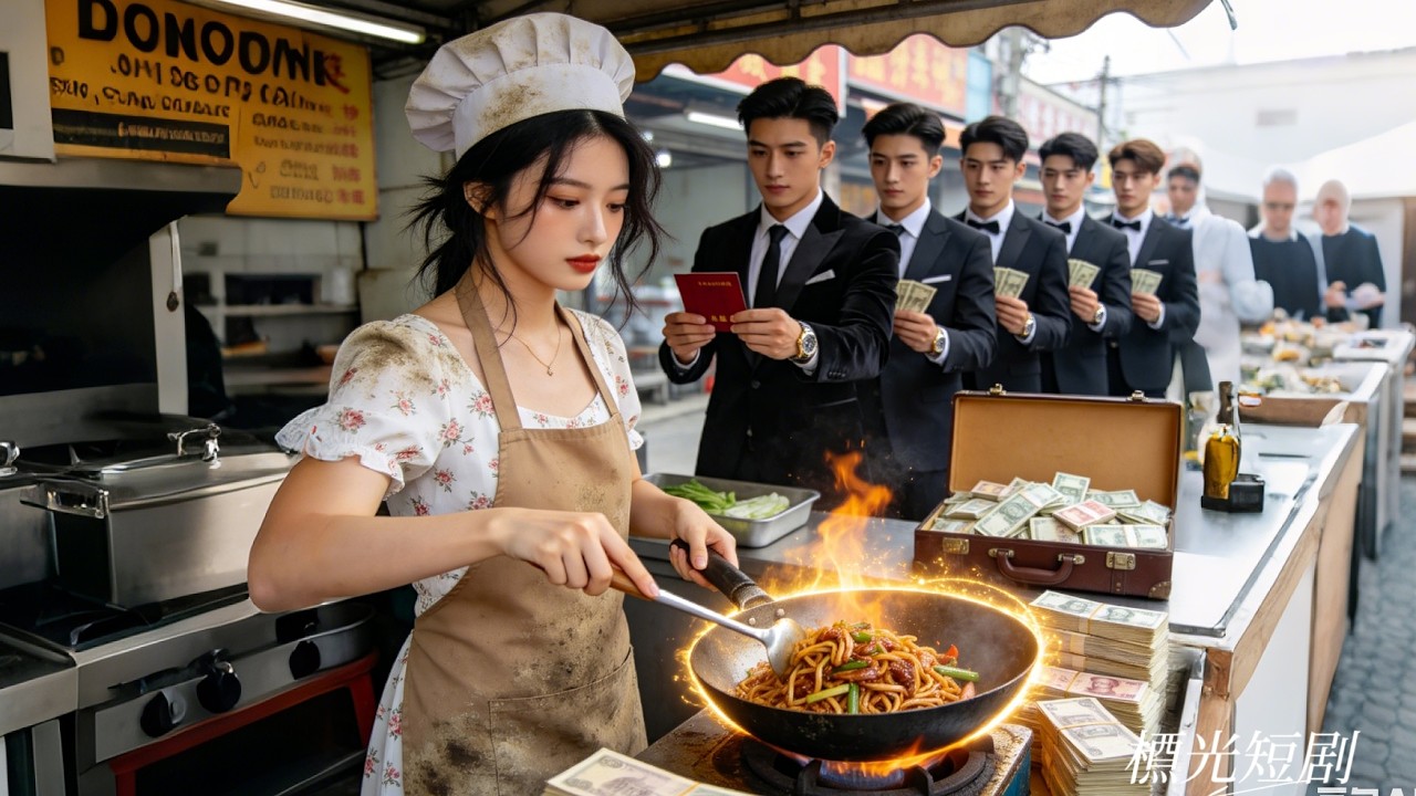 Нищая девушка — бог кулинарии!Её блюдо пленяет CEO,они стоят в очереди купить!