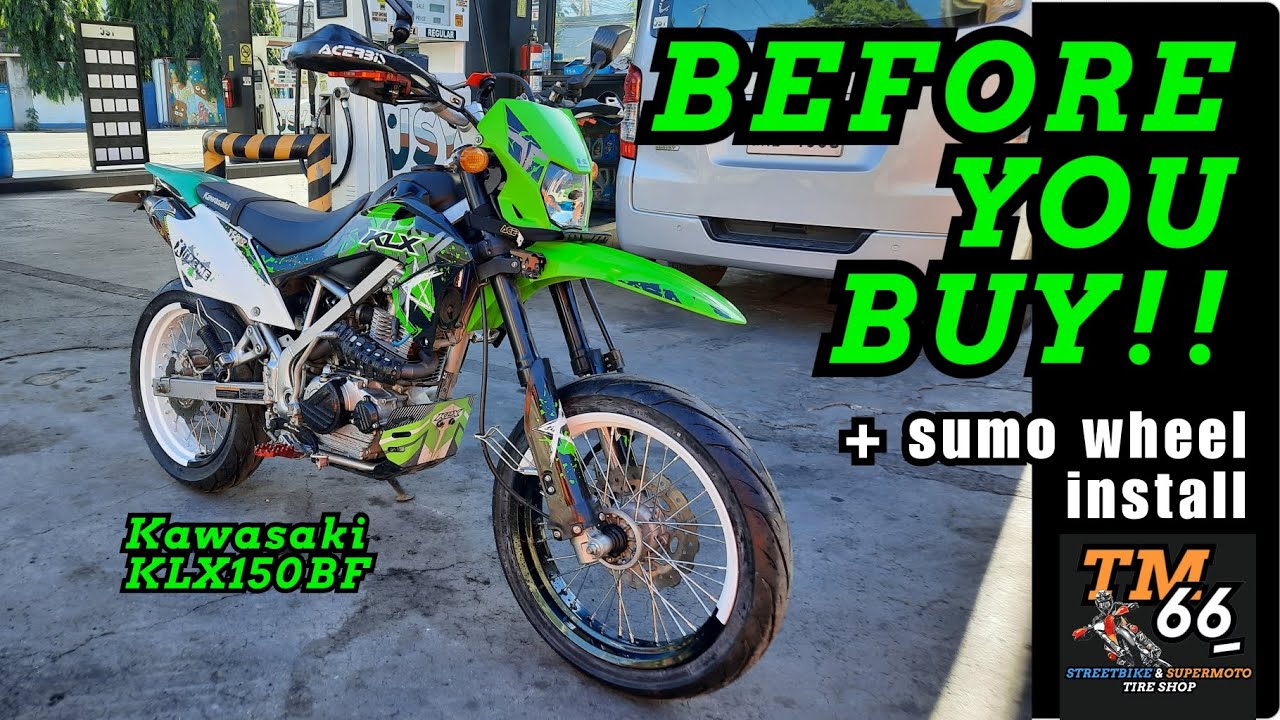 KAWASAKI KLX150 BF - UNDERDOG Enduro machine Worth Your Money! + Supermoto Wheels Install