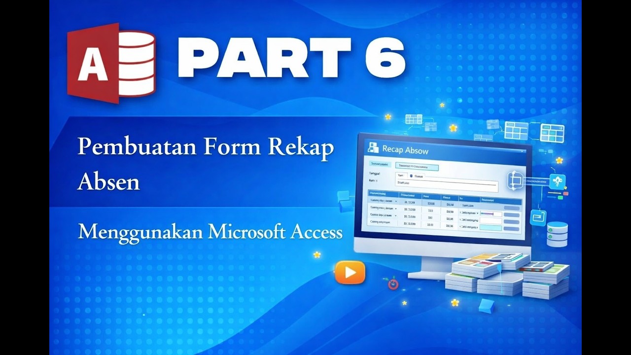 Project UAS – Pembuatan Form Rekap Absen Database Penggajian | Part 6