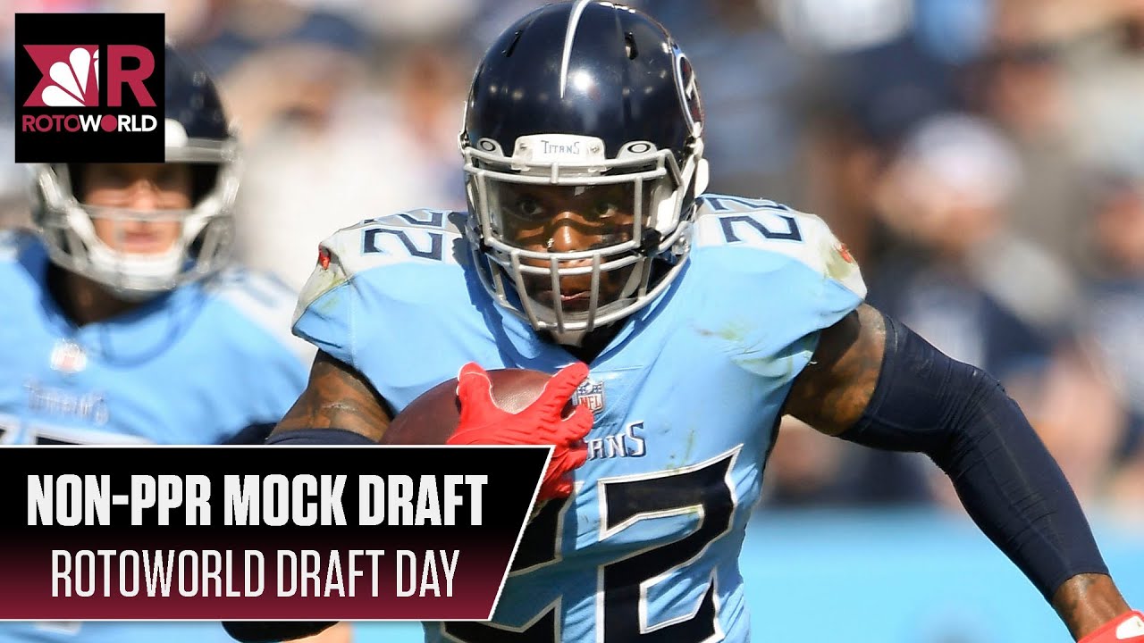 Non-PPR Fantasy Football Mock Draft with Lawrence Jackson, Kyle Dvorchak | Rotoworld Draft Day