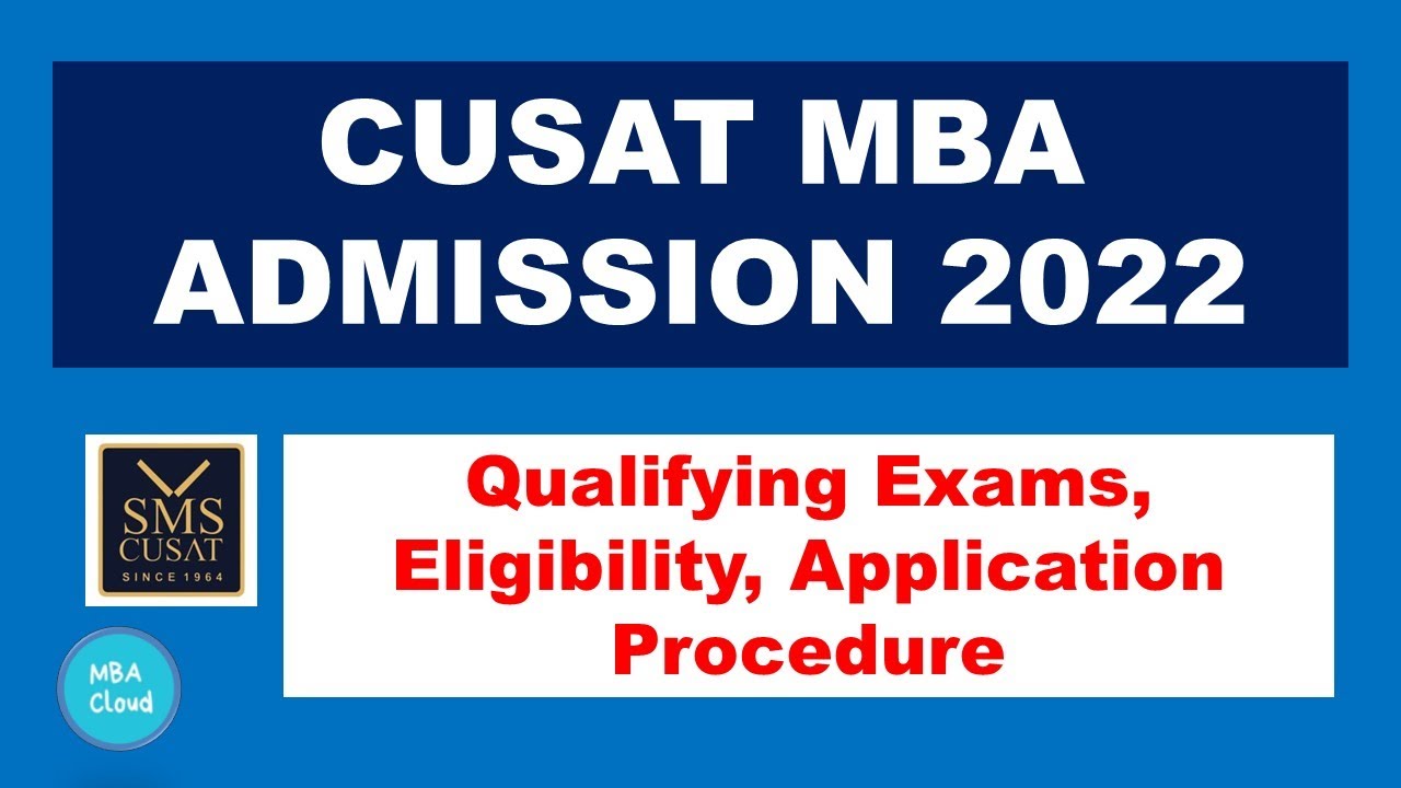 CUSAT MBA 2022| Application Details| Last Date to Register Extended